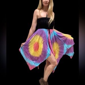 The soul love dress in pastel tie dye